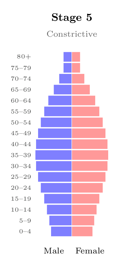 Iran Constrictive Pyramid Demographic Theory - MCAT Content Guide | Tutorium